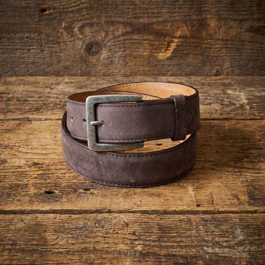 B44 - RockinLeather Crazy Mocha Cowhide Leather Belt