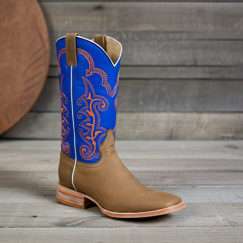 Load image into Gallery viewer, 1178 - RockinLeather Men's Crazy Horse w/Blue Upper Western Boot
