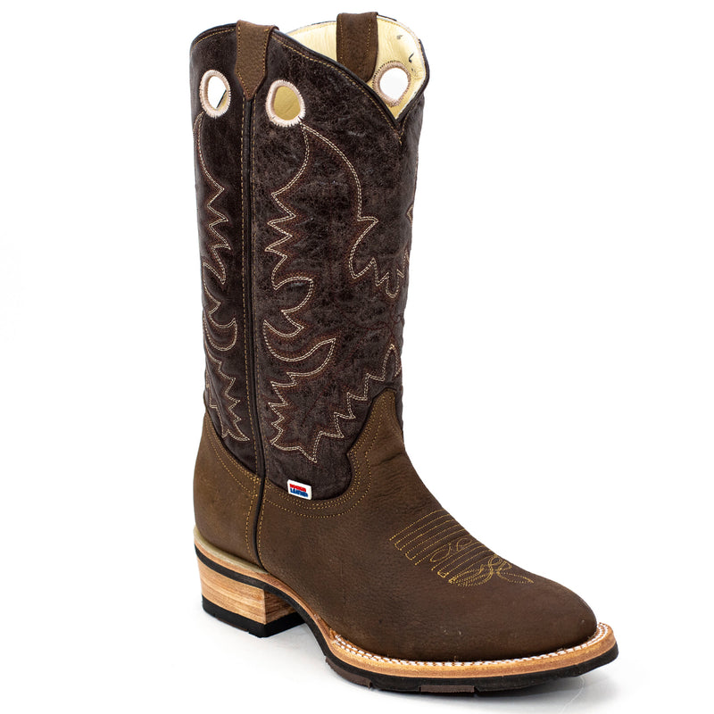 Load image into Gallery viewer, 1116 - RockinLeather Men's Round Toe Crazy Flotter Western Boot

