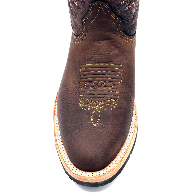 Load image into Gallery viewer, 1116 - RockinLeather Men's Round Toe Crazy Flotter Western Boot
