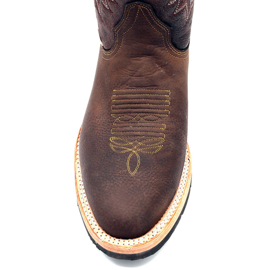 1116 - RockinLeather Men's Round Toe Crazy Flotter Western Boot