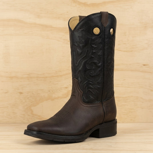 1241 - RockinLeather Men's Gaucho Cowhide with Chocolate Leather Upper & 8 Second Outsole
