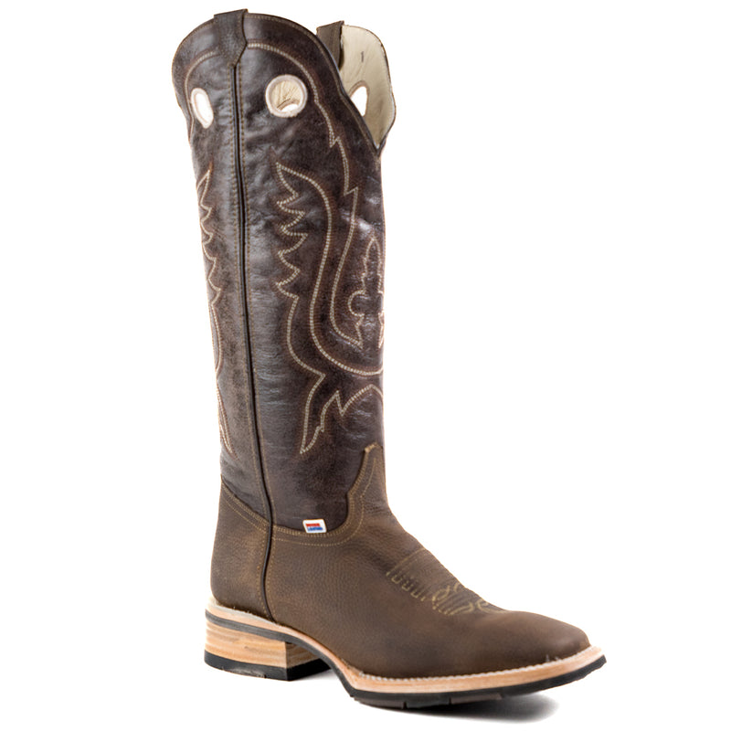 Load image into Gallery viewer, 1121 - RockinLeather Men's Buckaroo Distressed Brown Western Boot
