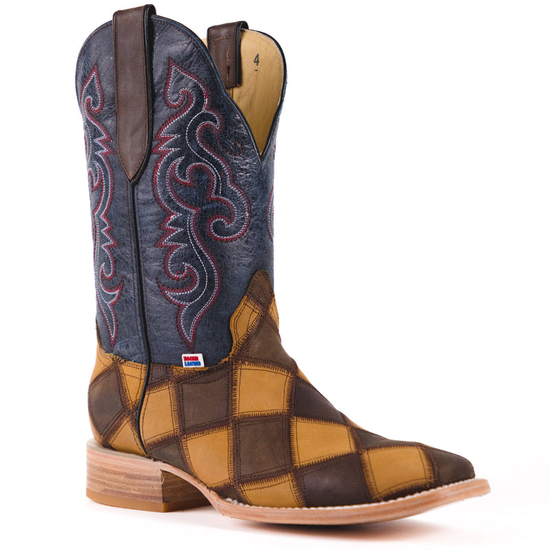 Load image into Gallery viewer, 1151 - RockinLeather Men's Patchwork Leather Boot
