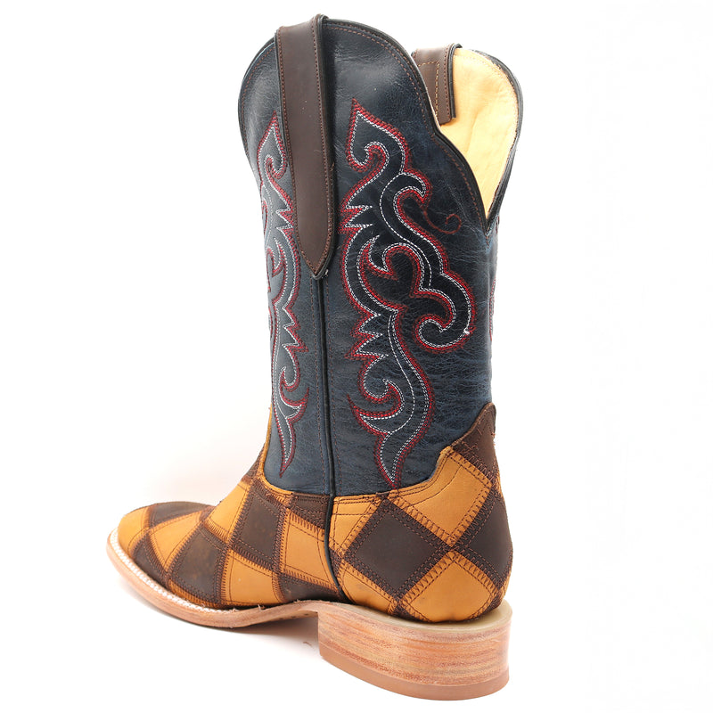 Load image into Gallery viewer, 1151 - RockinLeather Men's Patchwork Leather Boot
