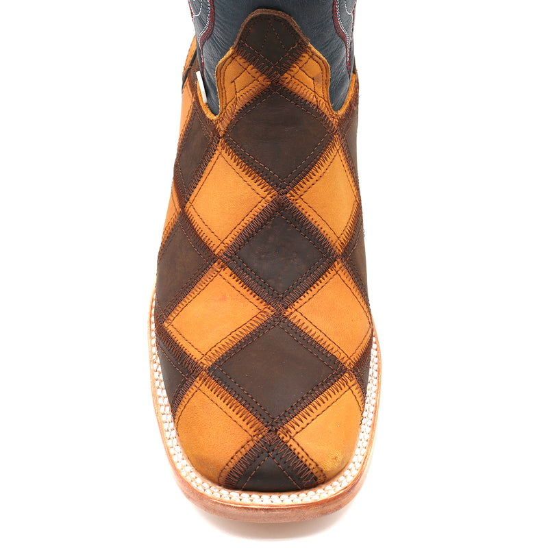 Load image into Gallery viewer, 1151 - RockinLeather Men's Patchwork Leather Boot
