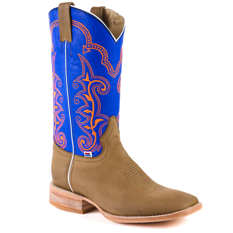Load image into Gallery viewer, 1178 - RockinLeather Men's Crazy Horse w/Blue Upper Western Boot
