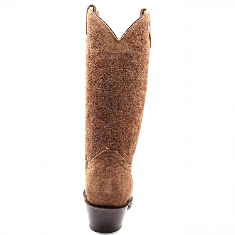 Load image into Gallery viewer, 1226 - RockinLeather Men's Tobacco Roughout Narrow Square Toe Western Boot
