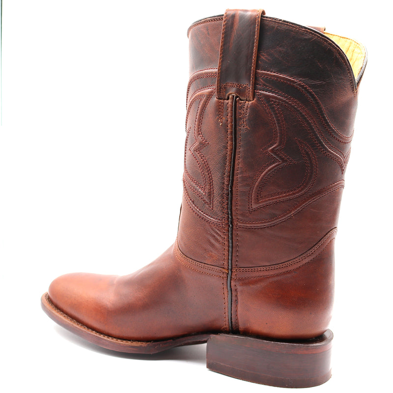 Load image into Gallery viewer, 1253 - RockinLeather Men's Cognac Goat Roper Boot

