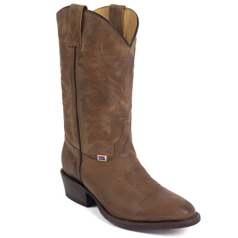 Load image into Gallery viewer, 1243 - RockinLeather Men's Round Toe Sierra Scotch Goat Western Boot
