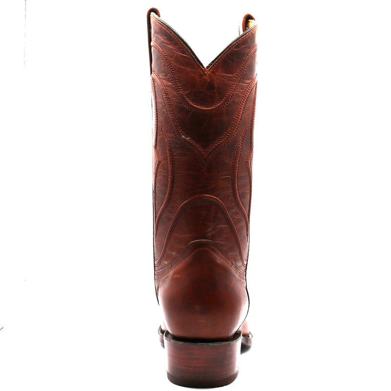 Load image into Gallery viewer, 1252 - RockinLeather Men's Cognac Goat Western Boot With Pointed Toe
