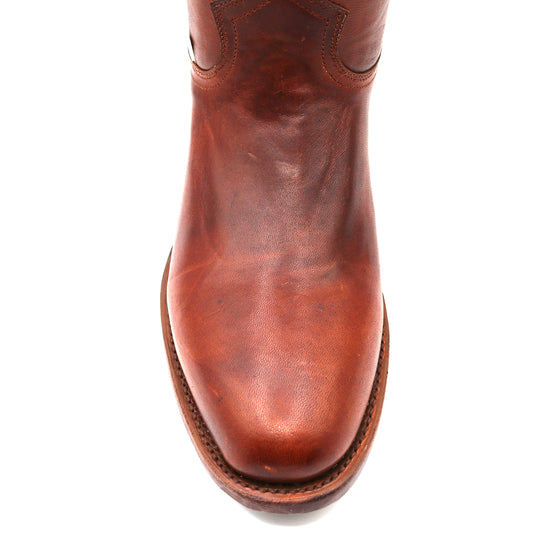 1253 - RockinLeather Men's Cognac Goat Roper Boot