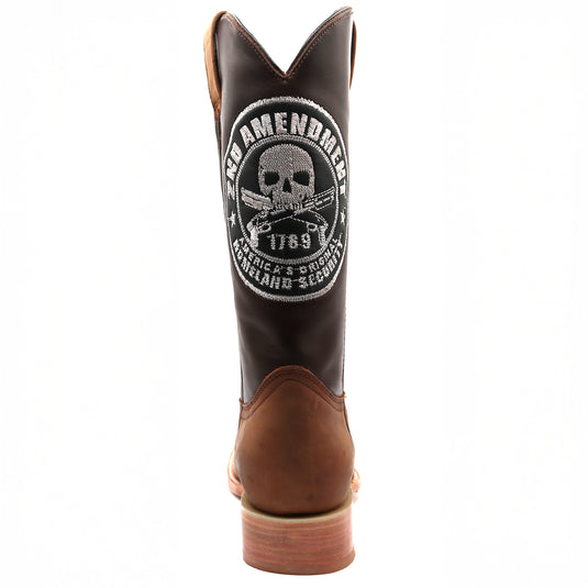 1255 - RockinLeather Men's * 2nd Amendment * Western Boot