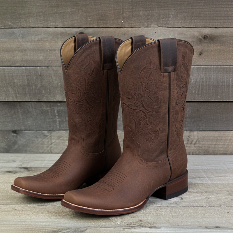 Load image into Gallery viewer, 1808 - RockinLeather Men's Oiled Mad Dog Cowhide Western Boot
