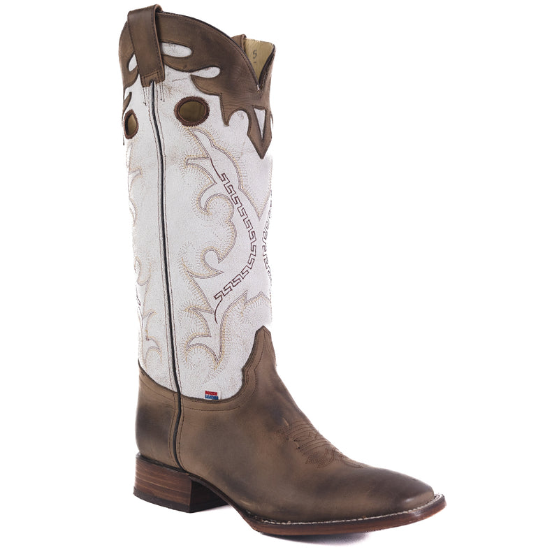Load image into Gallery viewer, 1587 - RockinLeather Men's Buckaroo Distressed Brown Western Boot
