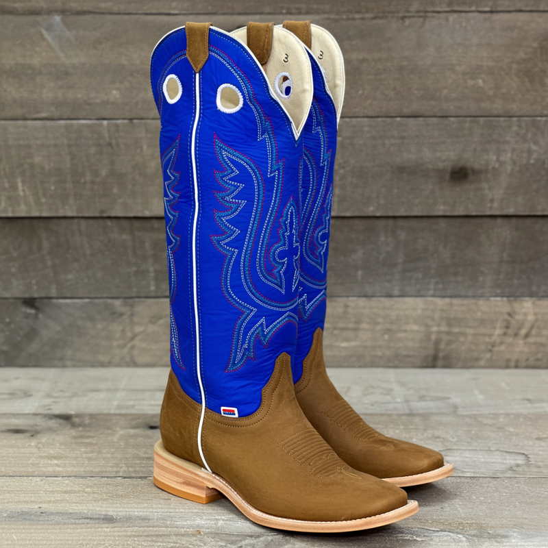 Load image into Gallery viewer, 1106 - RockinLeather Men's Buckaroo Blue Shaft Western Boot
