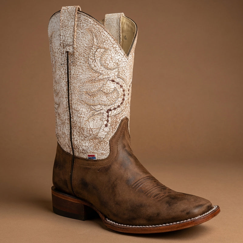 Load image into Gallery viewer, 2573 - RockinLeather Women's Crazy Trigo Square Toe Western Boot
