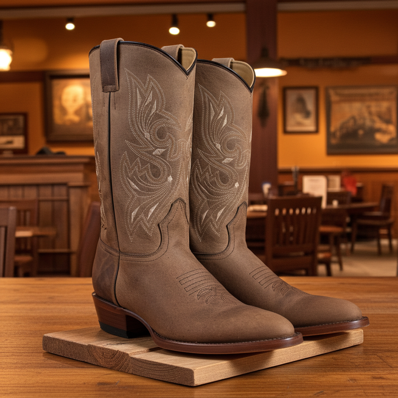 Load image into Gallery viewer, 1802 - RockinLeather Men's Mad Dog Cowhide Western Boot With Pointed Toe
