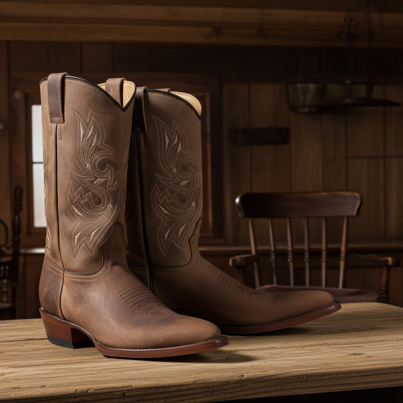 Load image into Gallery viewer, 1802 - RockinLeather Men's Mad Dog Cowhide Western Boot With Pointed Toe
