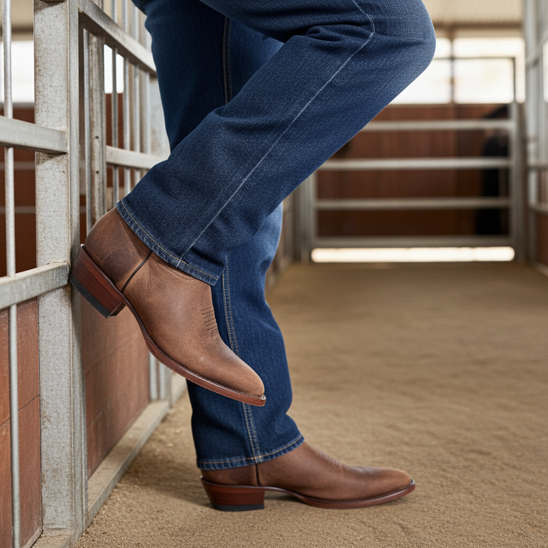 Load image into Gallery viewer, 1802 - RockinLeather Men's Mad Dog Cowhide Western Boot With Pointed Toe
