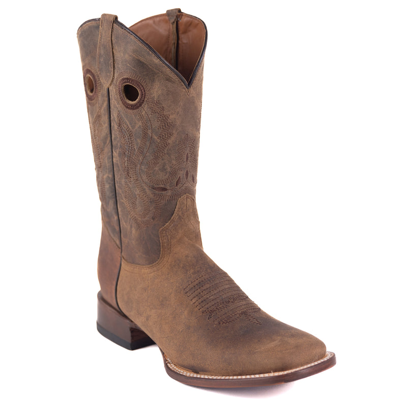 Load image into Gallery viewer, 1803 - RockinLeather Men's Mad Dog Cowhide Western Boot With Square Toe
