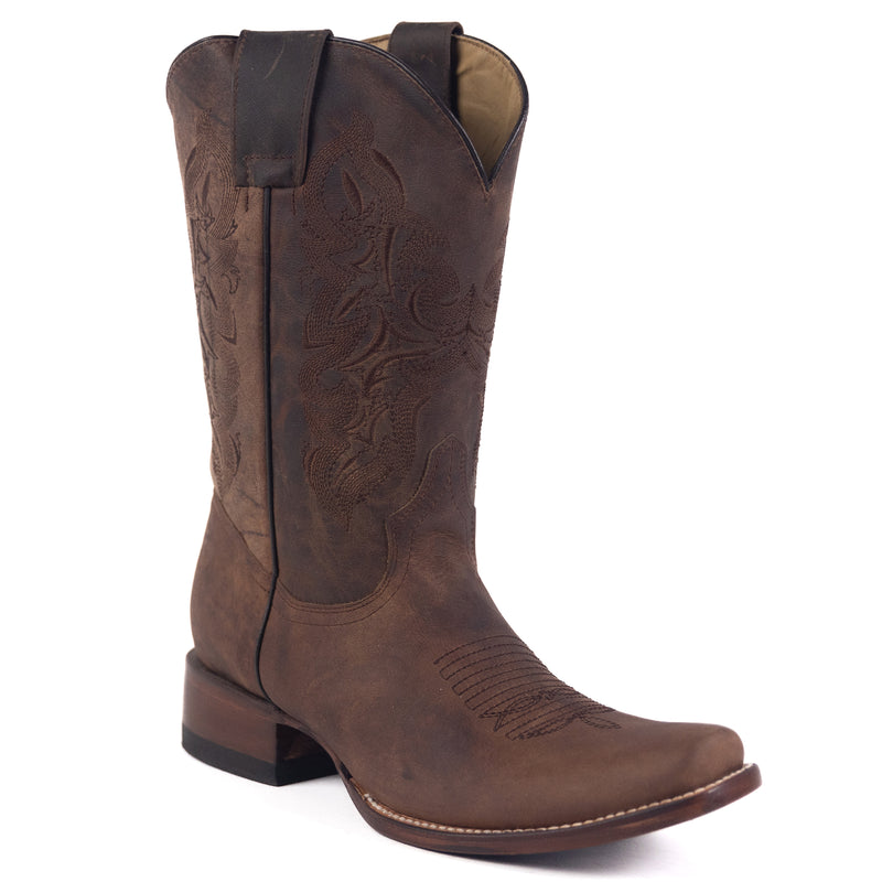 Load image into Gallery viewer, 1808 - RockinLeather Men's Oiled Mad Dog Cowhide Western Boot
