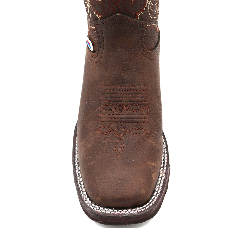 Load image into Gallery viewer, 2000 - RockinLeather Women's Crazy Flotter Square Toe Western Boot
