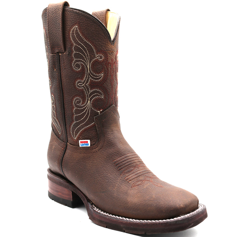 Load image into Gallery viewer, 2000 - RockinLeather Women's Crazy Flotter Square Toe Western Boot
