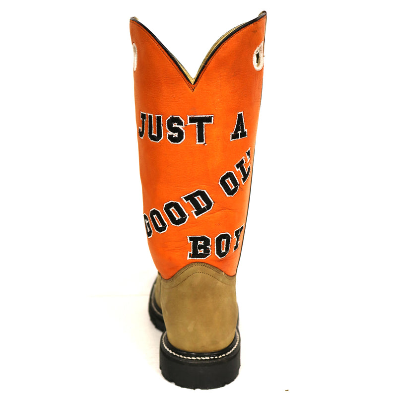 Load image into Gallery viewer, 3123 - RockinLeather Men's * Just A Good Ol' Boy * Steel Toe Boots
