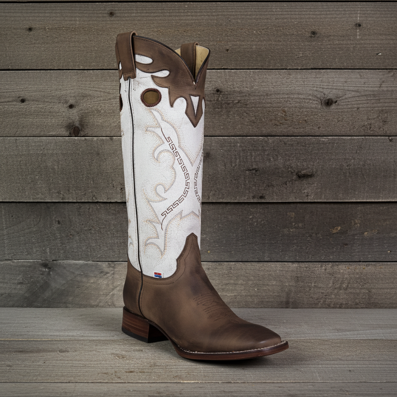 Load image into Gallery viewer, 1587 - RockinLeather Men's Buckaroo Distressed Brown Western Boot
