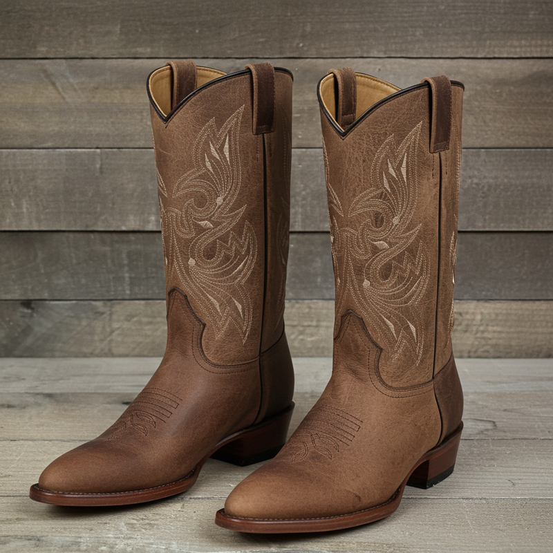 Load image into Gallery viewer, 1802 - RockinLeather Men's Mad Dog Cowhide Western Boot With Pointed Toe
