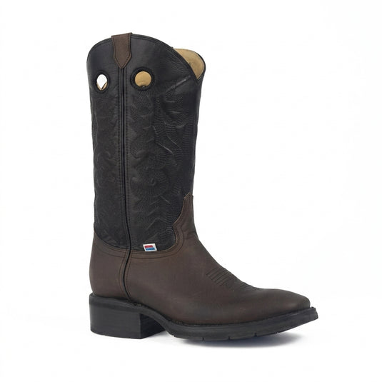 1241 - RockinLeather Men's Gaucho Cowhide with Chocolate Leather Upper & 8 Second Outsole