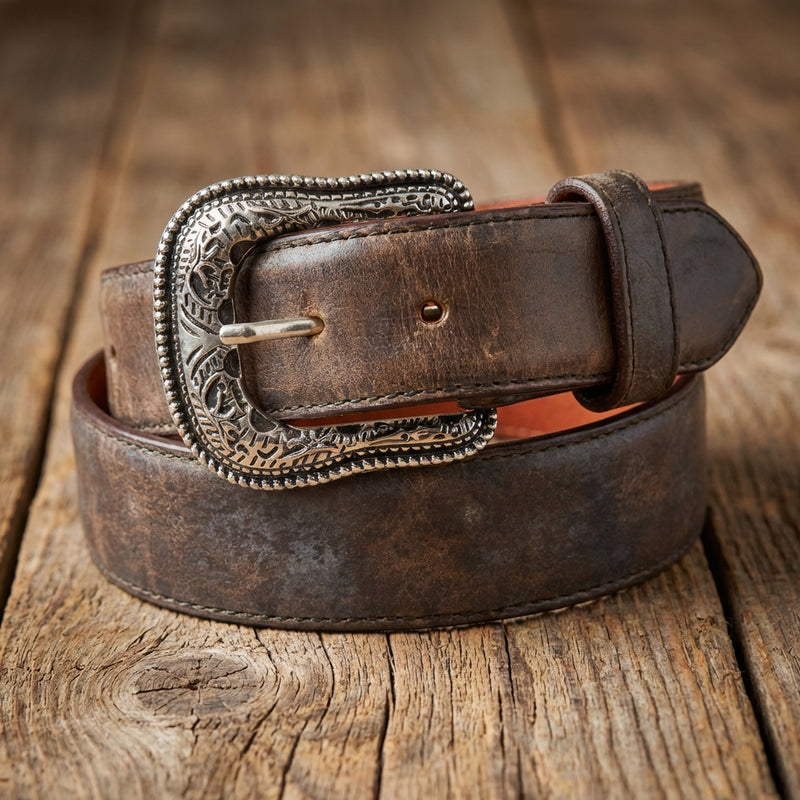 Load image into Gallery viewer, B1003 - RockinLeather Cracked Wax Cowhide Leather Belt
