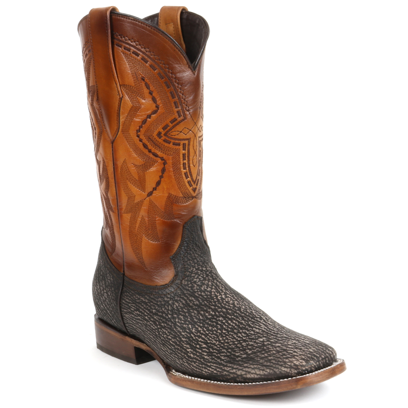 Load image into Gallery viewer, 8000 - RockinLeather Men's Distressed Brown Genuine Sharkskin Boots
