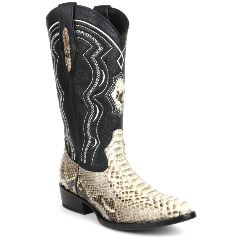 Load image into Gallery viewer, 8004 - RockinLeather Men's Genuine Natural Python Boots
