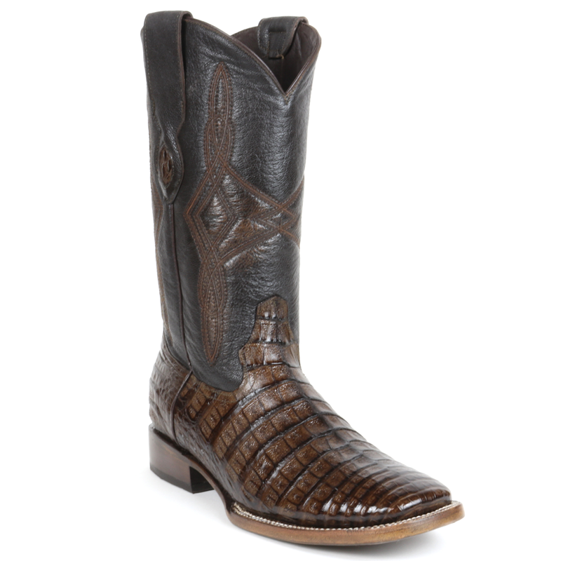 Load image into Gallery viewer, 8007 - RockinLeather Men's Infinity Caiman Square Toe Western Boot
