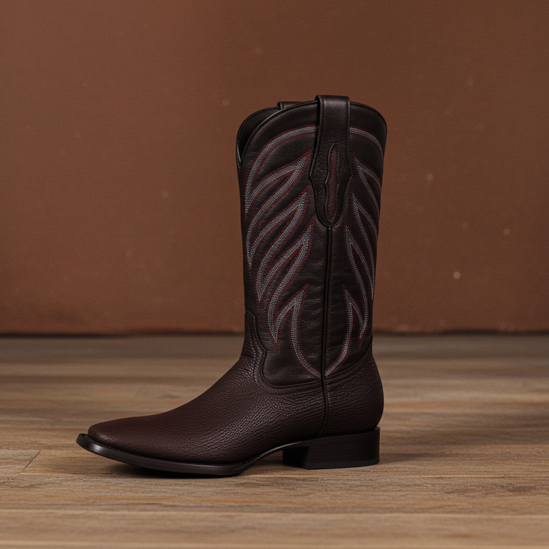 Load image into Gallery viewer, 8027 - RockinLeather Men's Black Cherry Genuine Sharkskin Boots
