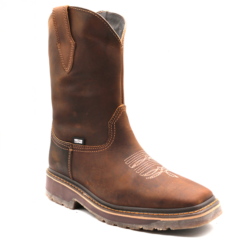 Load image into Gallery viewer, 9003 - RockinLeather Men's Crazy Horse Square Toe Work Boot
