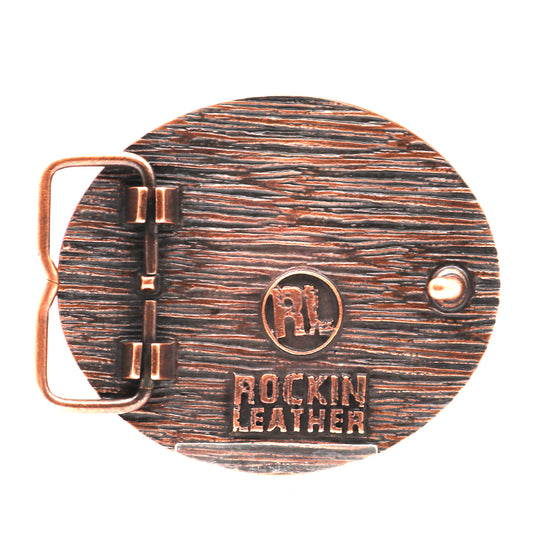 RLB504 - RockinLeather Pewter Horsehead Belt Buckle