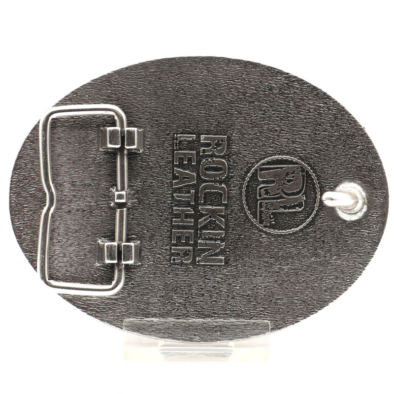 Load image into Gallery viewer, RLB002 - RockinLeather "Just A Good Ol' Boy" Belt Buckle
