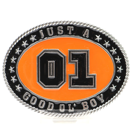 RLB002 - RockinLeather "Just A Good Ol' Boy" Belt Buckle