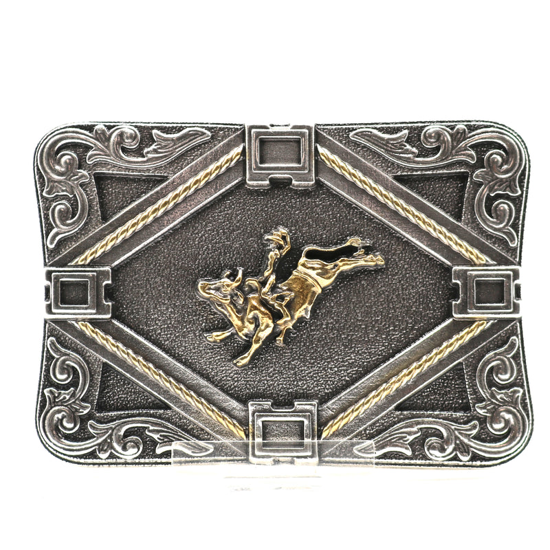 Load image into Gallery viewer, RLB009 - RockinLeather Bull Rider Belt Buckle
