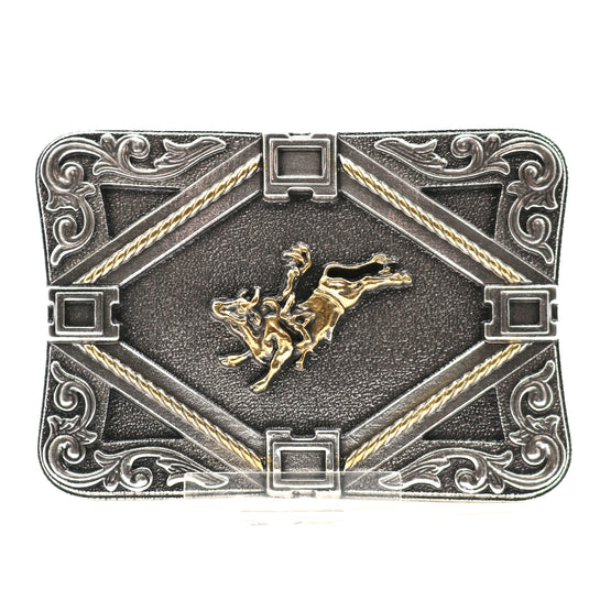 RLB009 - RockinLeather Bull Rider Belt Buckle