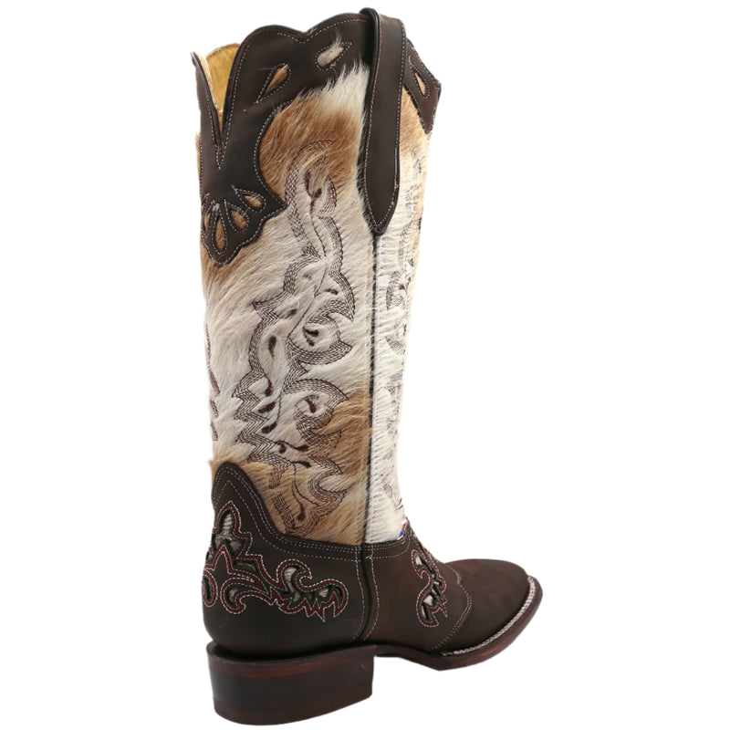 Load image into Gallery viewer, 2157 - RockinLeather Women's Handcrafted Genuine Cowhair Leather with Overlay
