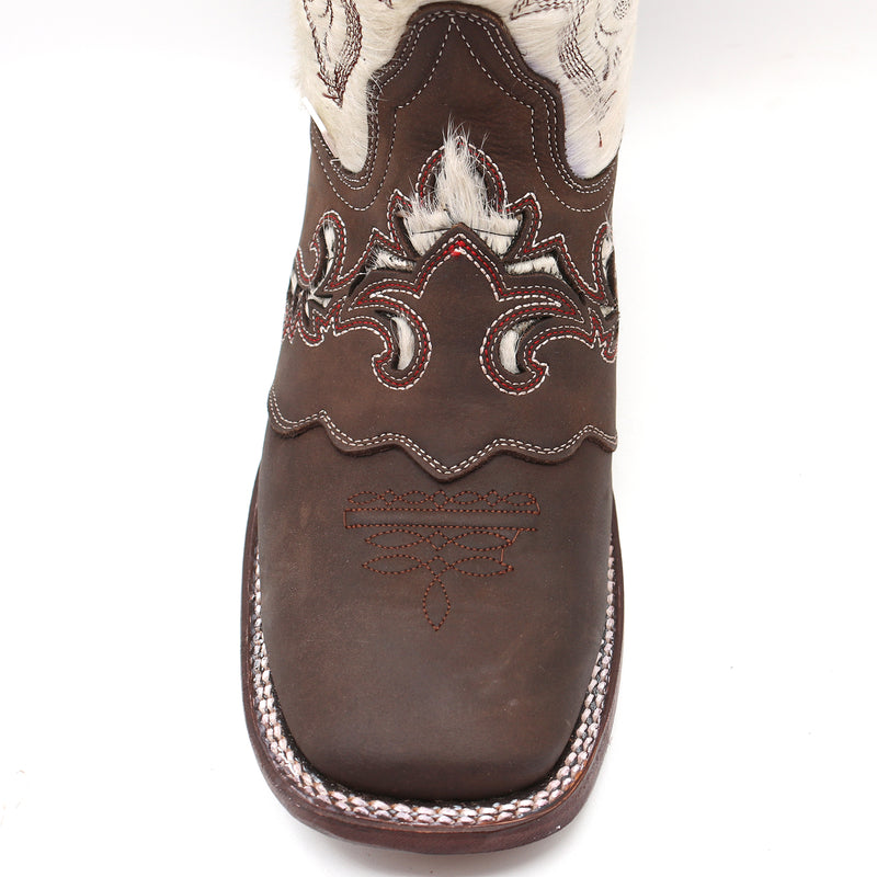 Load image into Gallery viewer, 2157 - RockinLeather Women's Handcrafted Genuine Cowhair Leather with Overlay
